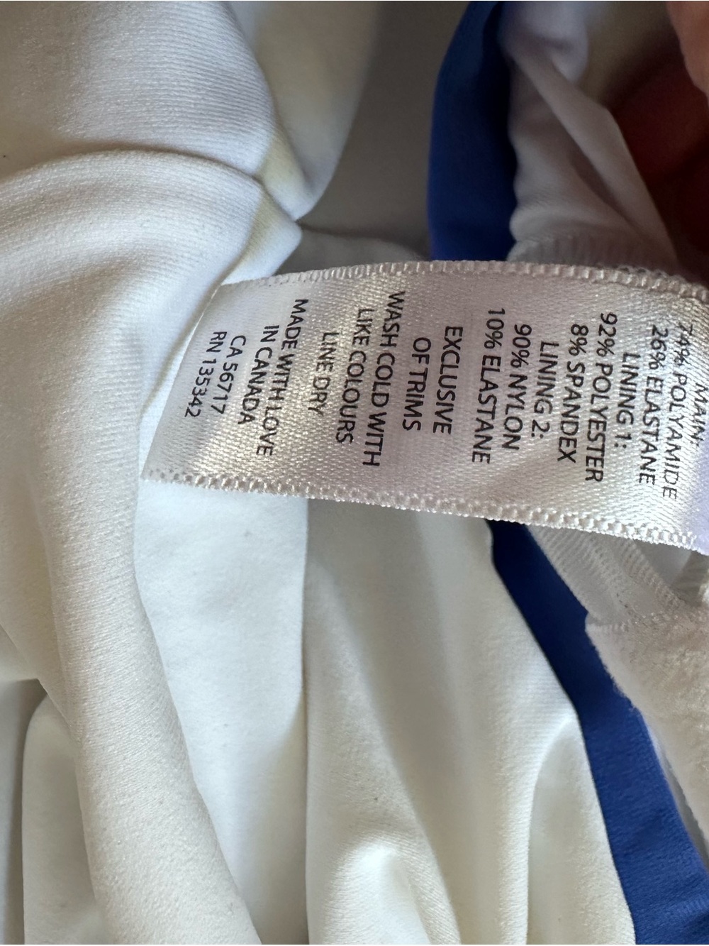 MICHI White Tennis Dress with Blue Trim - Picture 11 of 11